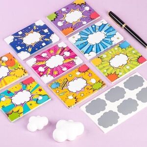 Customer Coupons Colorful Comic-Style Scratch Offs Cards (30)